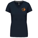 T-shirt femme col V Happy Dog Wavre 