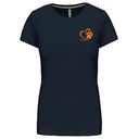 T-shirt femme col rond Happy Dog Wavre "Je Peux Pas J'ai Balade"