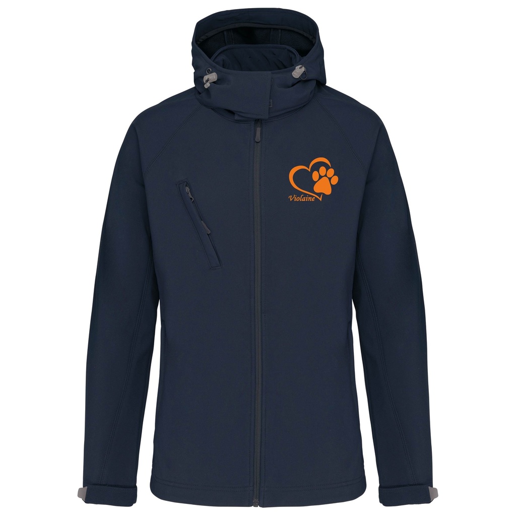 Veste softshell femme Happy Dog Wavre  "Je Peux Pas J'ai Balade"