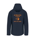 Veste softshell homme Happy Dog Wavre  "Je Peux Pas J'ai Balade"