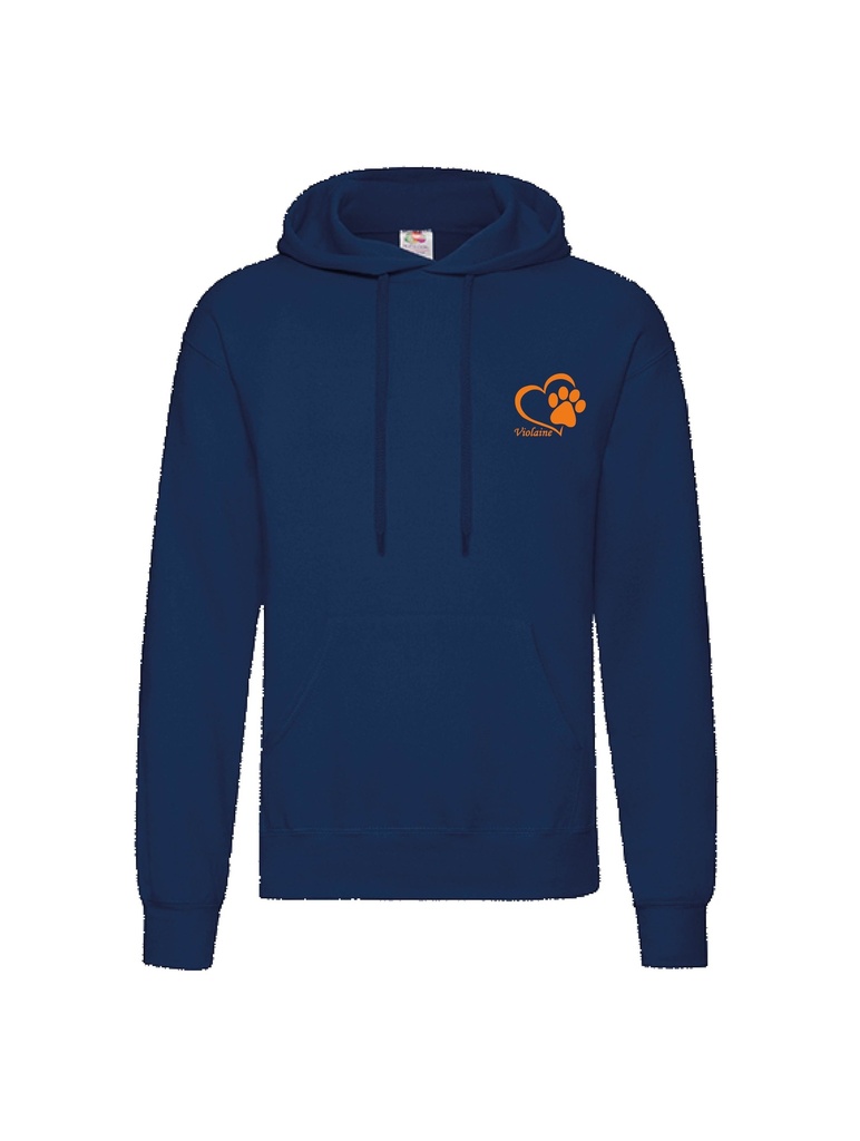 Sweat-shirt à capuche homme Happy Dog Wavre "Je Peux Pas J'ai Balade"
