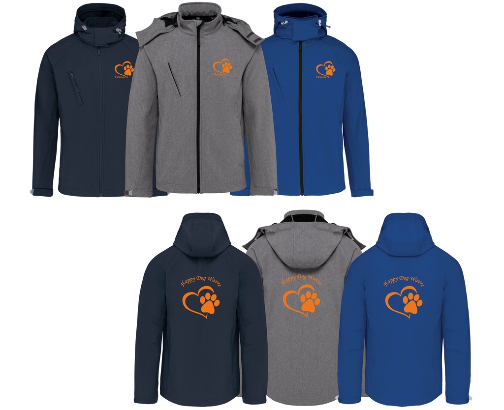 Veste softshell homme Happy Dog Wavre