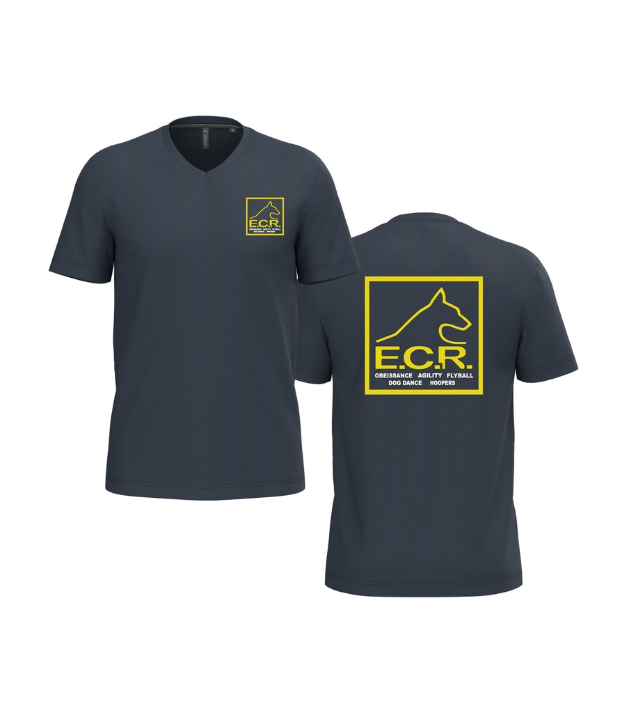 T-shirt homme col V "ECR Ramillies" 