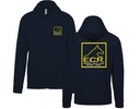 Sweat-shirt zippé capuche unisexe "ECR Ramillies" 
