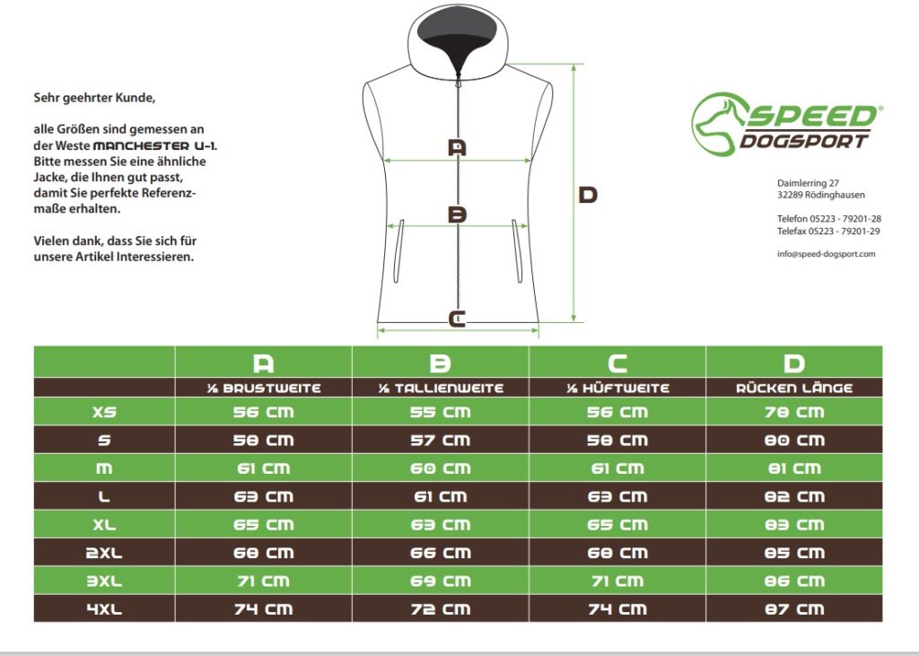 Gilet de sport canin, "MANCHESTER"