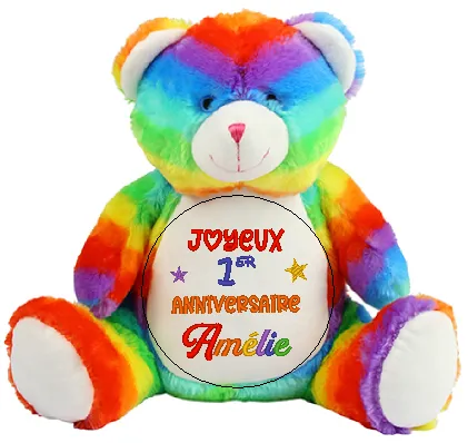 Ouson multicoloe 1er anniversaire.webp