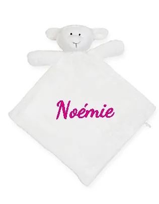 Doudou plat agneau prénom.webp