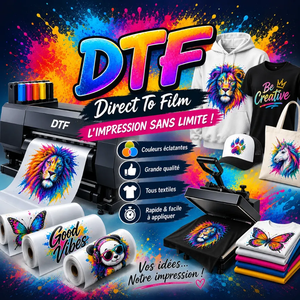 Transfert DTF au mètre