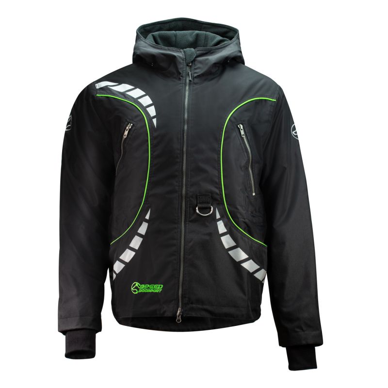 Veste d'hiver Sports canins, "DUKE"  (Vert Réel, XS)