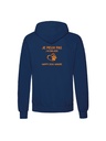 Sweat-shirt à capuche unisexe    "Je Peux Pas J'ai Balade Happy Dog Wavre"
