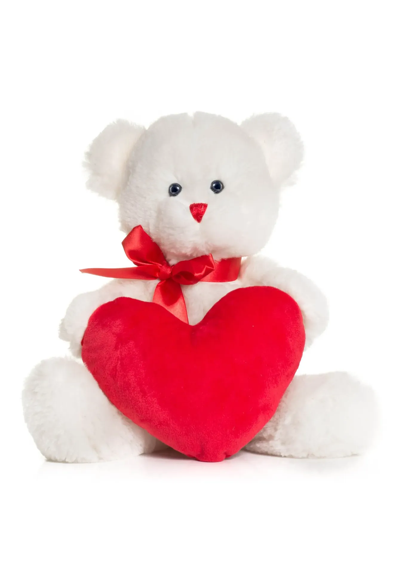 [MM031] Peluche Ourson coeur (Sans broderie)
