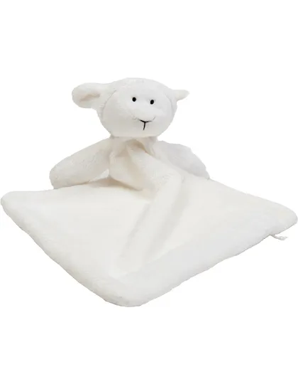 [MM019] Peluche / doudou plat agneau (Sans broderie)