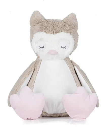 [MM558] Peluche zippée Chouette (Sans broderie)