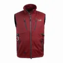 Acadia Softshell vest Homme - Rouge foncé