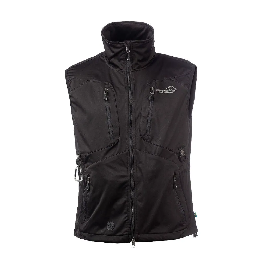 Acadia Softshell vest Homme - Noir (XS)
