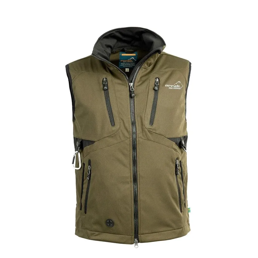 Acadia Softshell veste Homme - olive (XS)