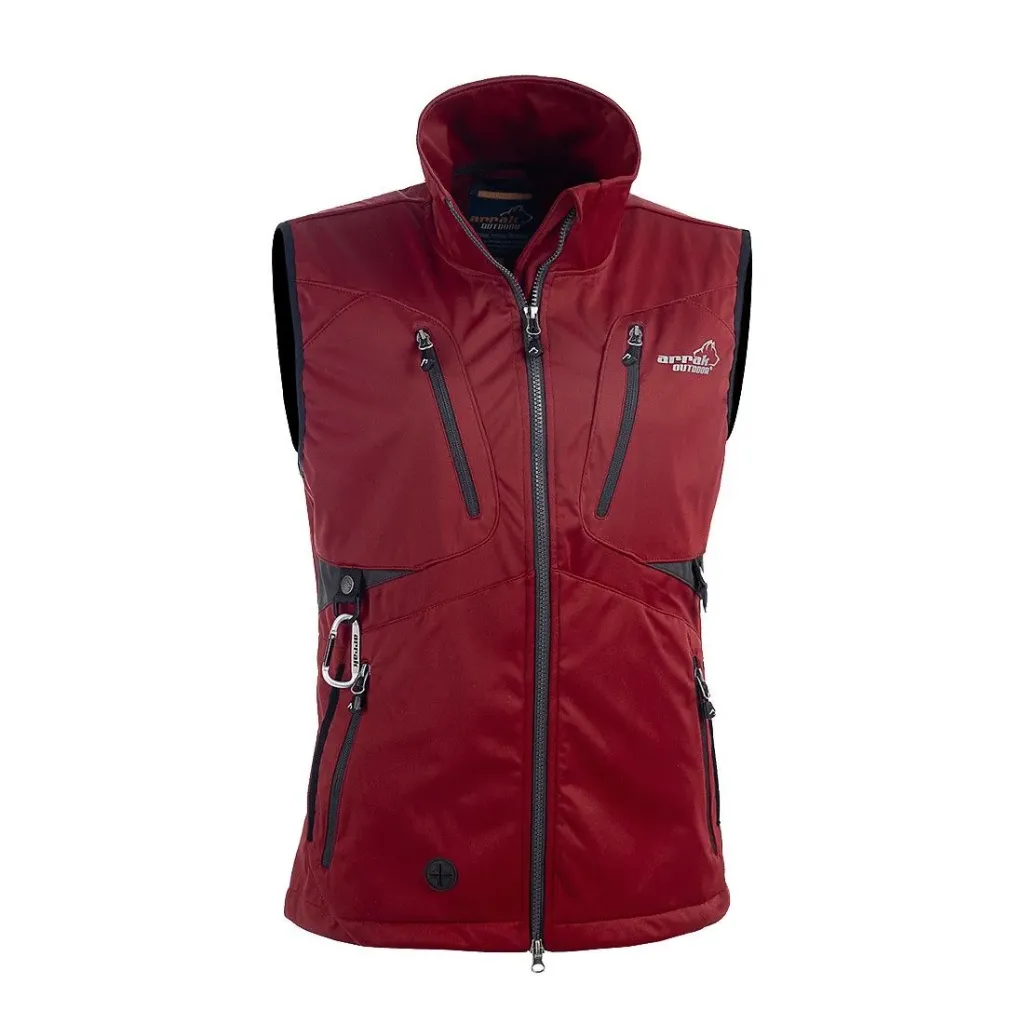 Acadia Softshell veste Femme - Rouge Foncé (XS)