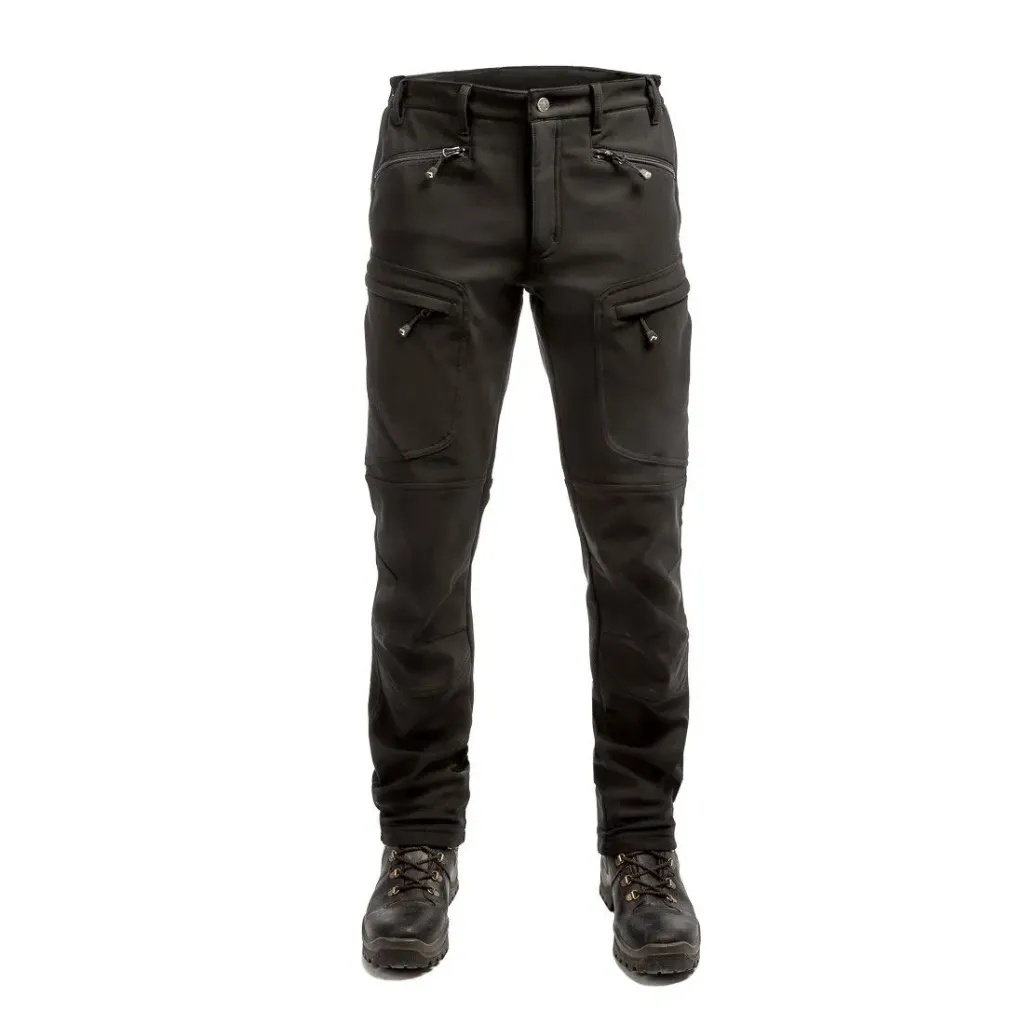 Thermo Action pantalon, Homme - COURT (Noir, 46)